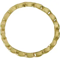 Sno of sweden Union Big Elastic Chain Brace Plain Gold Onesize