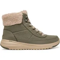 SKECHERS for woman. 144756 On-The-GO Stellar Ankle Boots - Alpine Adventure olive green (36), Flat, Zip, Casual