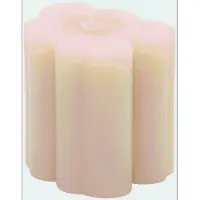Marimekko Unikko Shape Candle 9Cm - Cream - 9X9