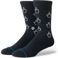 Stance Cursor Crew Socks musta, M
