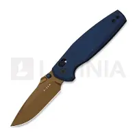 Kizer Cutlery Khamsin Nitro-V kääntöveitsi, Patterned Navy Blue Aluminum, Sunset Metal PVD