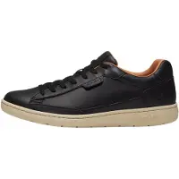 Timberland for man. TB0A5P7QW021 Portofino Pier black leather trainers (45.5), Flat, Laces, Casual