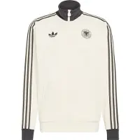 Adidas Urheilullinen collegetakki 'DFB' antrasiitti / villanvalkoinen