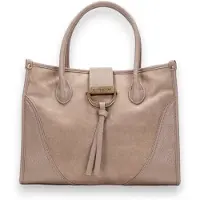 Hispanitas for woman. BI265022 Taupe suede tote bag (35), Casual