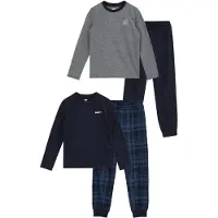 We fashion Yöpuku laivastonsininen / tummansininen / meleerattu harmaa / valkoinen