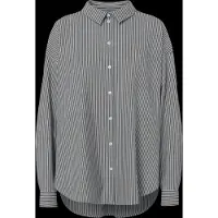 Pieces Pcemmy Ls Loose Shirt Wvn Noos Bc - Blue - XS