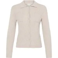 Ichi Ihluls Rib Polo Ca - Beige - S