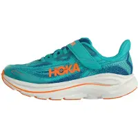 Hoka One One Urheilukengät 'CLIFTON 10' sininen / vaaleansininen / oranssi