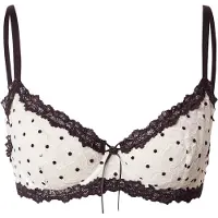 Hunkemoller Rintaliivi 'Dolly' musta / munankuori