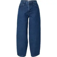 Lindex Barrel Jeans With Ankle Length - Blue - 34