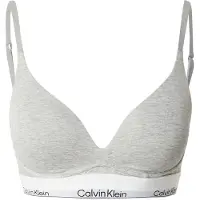 Calvin Klein Underwear Rintaliivi vaaleanharmaa / musta / valkoinen