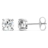 Lykken Elegance pyöreät timanttikorvakorut valkokulta 1.00 ct