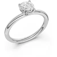 Lykken Elegance pyöreä timanttisormus valkokulta 1.00 ct-165