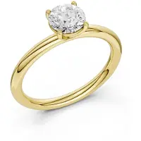 Lykken Elegance pyöreä timanttisormus kulta 1.00 ct-160