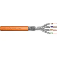 Digitus CAT 7 S-FTP INSTALLATION CABLE, 1200 MHZ B2CA (EN 50575), AWG 23/1, 500 M DRUM, ORANGE (DK-1745-VH-5)