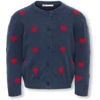 Kids Only Kmgroca Life Ls Jacquard Cardigan Knt - Navy - 98