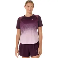 Asics Toiminnallinen paita 'ROAD FADE' syklaami / roosa