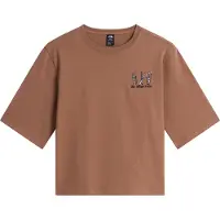 The North Face W Ski Embro Boxy Ss Tee-Graphic - Brown - L
