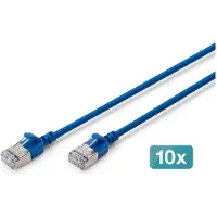 Digitus DK-1632-A-030S-B-10, 3 m, Cat6a, F/FTP (FFTP), RJ-45, RJ-45, Sininen