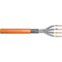 Digitus CAT 7 S-FTP INSTALLATION CABLE, 1200 MHZ B2CA (EN 50575), AWG 23/1, 1000 M DRUM, ORANGE (DK-1745-VH-10)