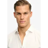 Superdry for man. M4011045A White Classic Tailored Shirt (M), Casual, Cotton, Long sleeve