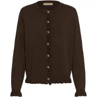 Culture Cuclare Annemarie Frill Cardigan - Brown - M