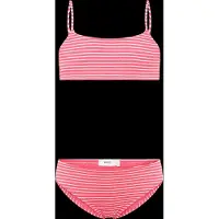 Mango Striped Textured Bikini - Pink - 164