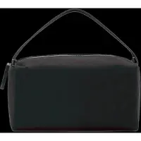Mango Nylon Handbag With Double Strap Handles - Black - ONE SIZE