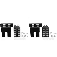 Jojomino 4 PCS Stainless Steel Rotisserie Motor Bracket Set Universal Barbecue Motor Support Plates Outdoor Camping BBQ Tools