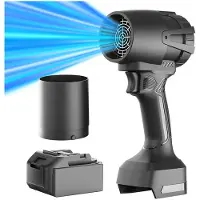 Semoic Cordless Leaf Blower Electric Dust Cleaner Lightweights Outdoor Power Tool for Apartment Garden Patio Garage