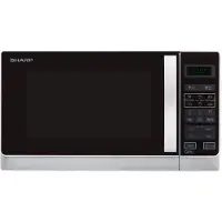 Sharp Home Appliances R-642INW Musta Yhdistelmämikroaaltouuni Pöytämalli 20 L 800 W