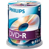 Cd DVD-R DM4S6B00F - 100 tukea - 4.7 Go (120 min) 16x - spindeli