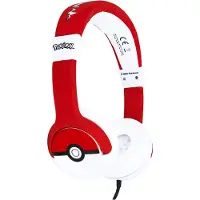 OTL TECHNOLOGIES Pokémon Pokéball lasten kuulokkeet, punainen