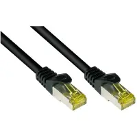 GOOD CONNECTIONS RNS patch cable - 1.5 m - black - Musta - 1m