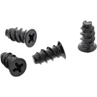 InLine Fan Screws 5.0x10.0mm Musta 50 pcs.