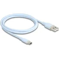 DeLOCK 81222, 1 m, USB A, USB C, USB 2.0, 0,48 Gbit/s, Sininen