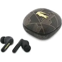 Lacoste Monogram The Blend TWS -kuulokkeet - ANC, ENC, Bluetooth 5.4 - ruskea