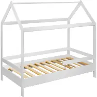 BIM Sp. z o.o. Talosänky Tymi House, 80x160 cm, valkoinen