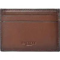 Hackett for man. HM4100064 Bootrm brown leather cardholder (OSFA), Casual, Classic