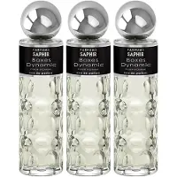 Saphir Boxes Dynamic 200ml Eau De Parfum 3 Yksiköt