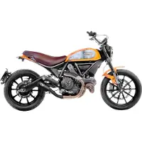Leovince Lv-10 Full Black Ducati Scrambler 800 Icon/classic 15-16 Ei-hyväksytty äänenvaimennin