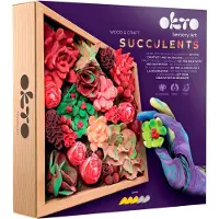 Sonstige Verlage Ilmasavi luova setti Wood&Craft Suculent, 21x21 cm