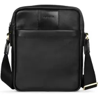 Bugatti Ryan Crossbody-laukku Nahka 23 cm Musta