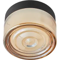 Loom Design LED- Otto Wave, keltainen, IP65 himmennettävä, Kerma/meripihka, Lasi, Moderni
