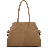 Fredsbruder Softly Olkalaukku Nahka 40 cm Ruskea