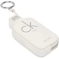 Calvin Klein Ck One Bottle Zip Small Pouch - White - ONE SIZE