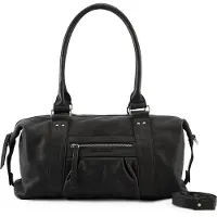 Fredsbruder Pocket Play Olkalaukku Nahka 40 cm Musta