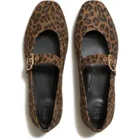 FitFlop Delicato Suede Leopard Mary Janes - Multi/patterned - 36