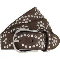 B.belt Niittivyö Nahka 80 cm Ruskea