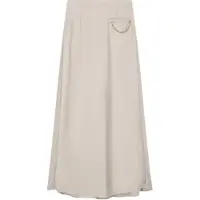 Armani Exchange for woman. XW002279AF21553U6223 Beige crepe satin fluid long skirt (S), Casual, Polyester
